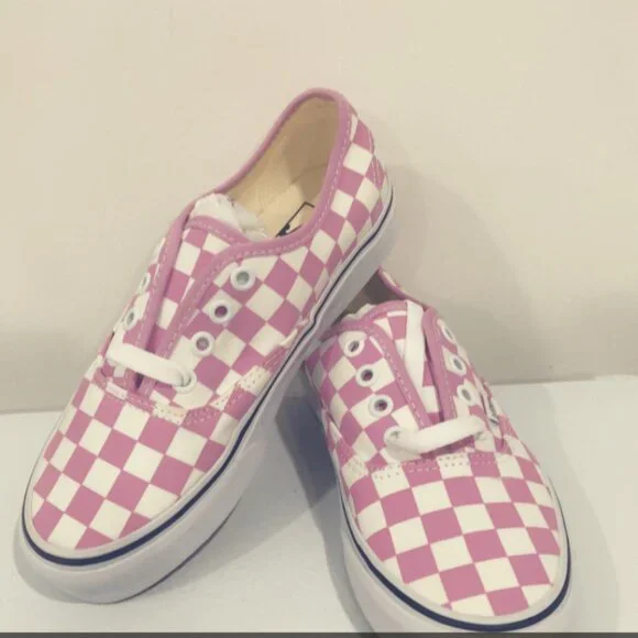 Vans Authentic Shoes Orchid (Checkerboard) - Main Image